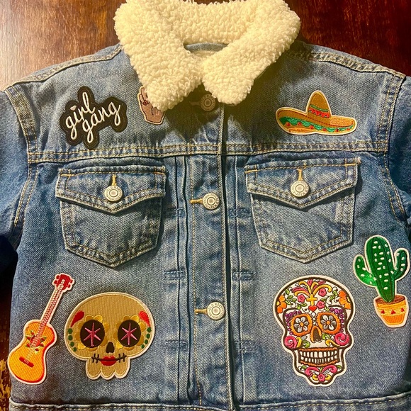 Custom Made Girl Power “La Chingona” Denim Jacket (Girls Size 8) - Picture 2 of 9